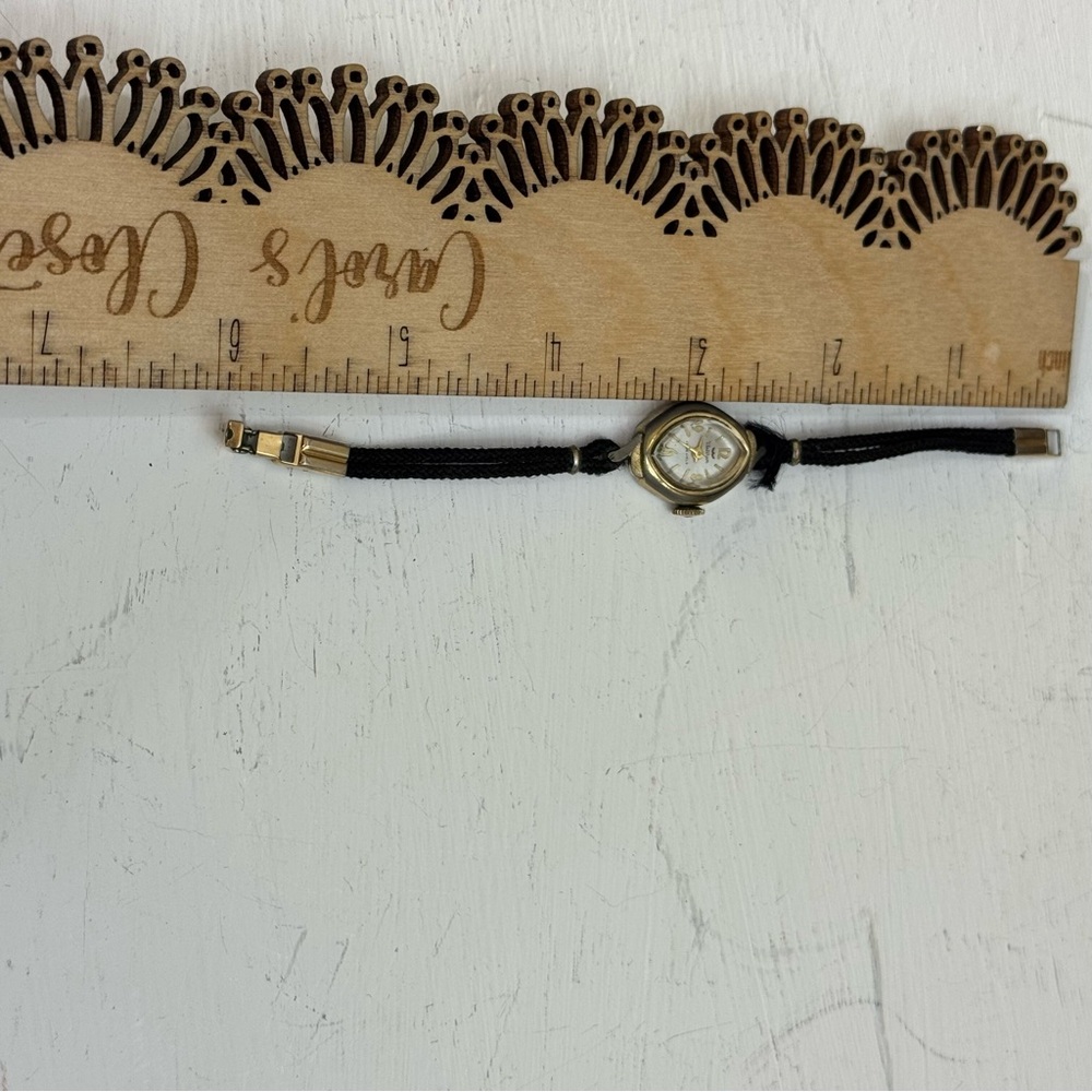 Vintage Ladies Waltham 17 Jewels Watch 12k Gold Filled Rope Style band- Working - Picture 12 of 13
